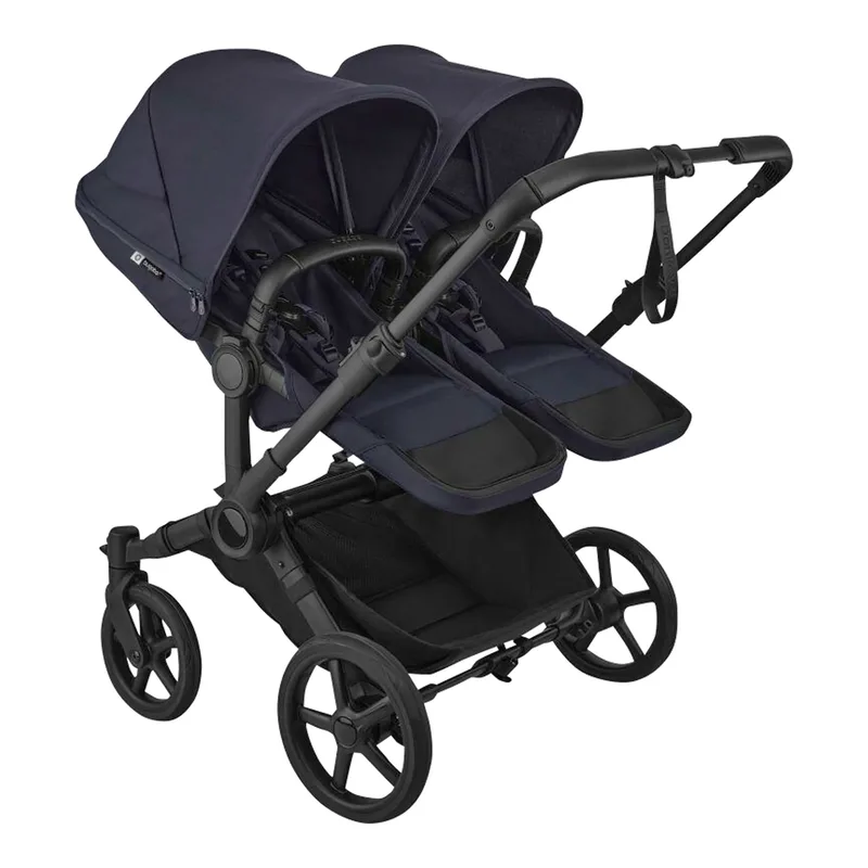 Donkey 6 Kinderwagen Geschwisterwagen Double by Bugaboo in Blue, 90,2 × 64,7 × 39,7 mm – product photo