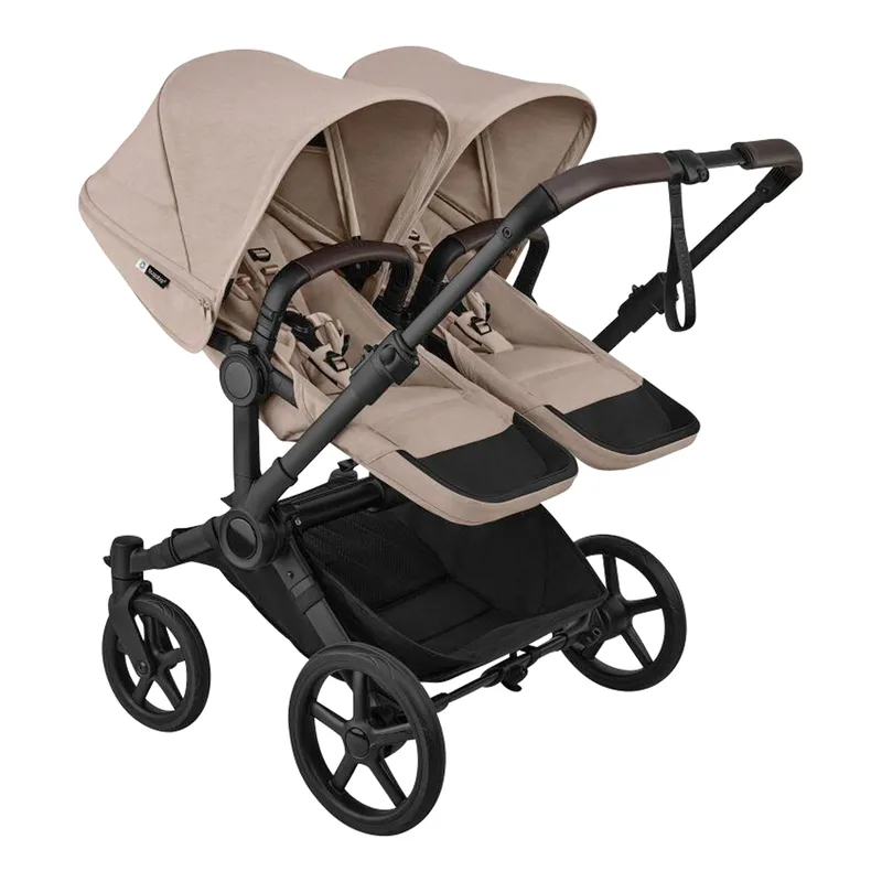 Donkey 6 Kinderwagen Geschwisterwagen Double by Bugaboo in Natural, 90,2 × 64,7 × 39,7 mm – product photo