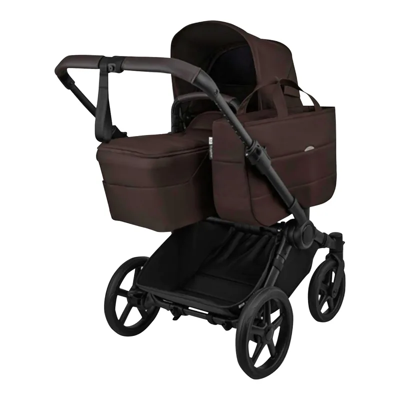 Donkey 6 Kombikinderwagen Single by Bugaboo in Brown, 90,2 × 64,7 × 39,7 mm – product photo