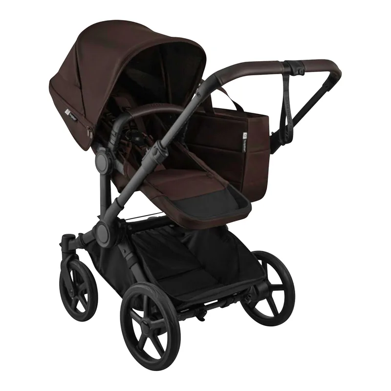 Donkey 6 Kombikinderwagen Single by Bugaboo in Brown, 90,2 × 64,7 × 39,7 mm – product photo 2 of 3