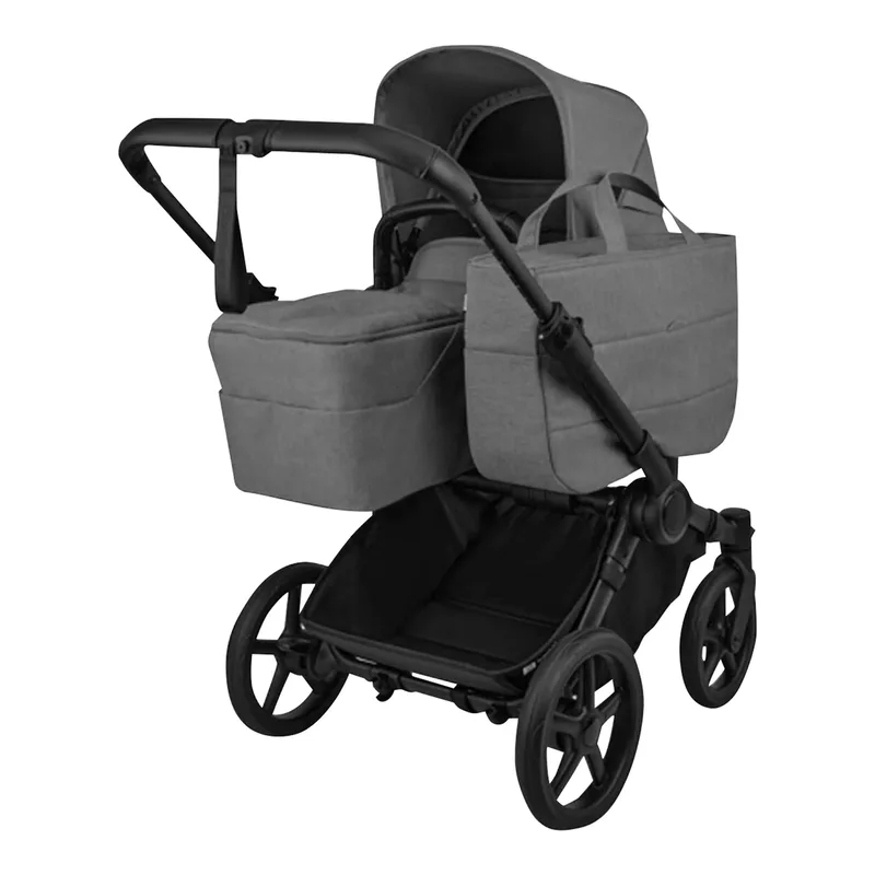 Donkey 6 Kombikinderwagen Single by Bugaboo in Grey, 90,2 × 64,7 × 39,7 mm – product photo