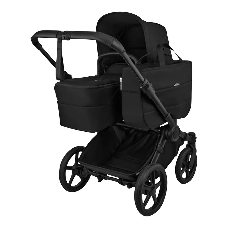 Donkey 6 Kombikinderwagen Single by Bugaboo in Black, 90,2 × 64,7 × 39,7 mm – product photo
