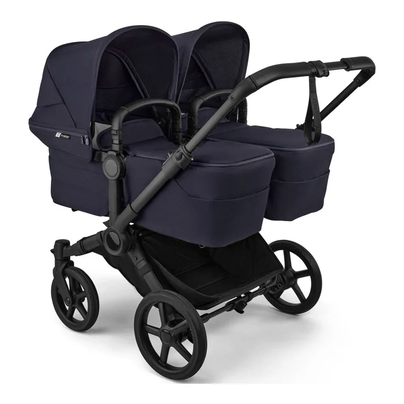 Donkey 6 Zwillings- und Kinderwagen Geschwisterwagen Twin by Bugaboo in Blue, 90,2 × 64,7 × 39,7 mm – product photo
