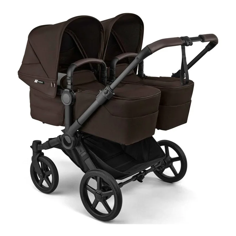 Donkey 6 Zwillings- und Kinderwagen Geschwisterwagen Twin by Bugaboo in Brown, 90,2 × 64,7 × 39,7 mm – product photo