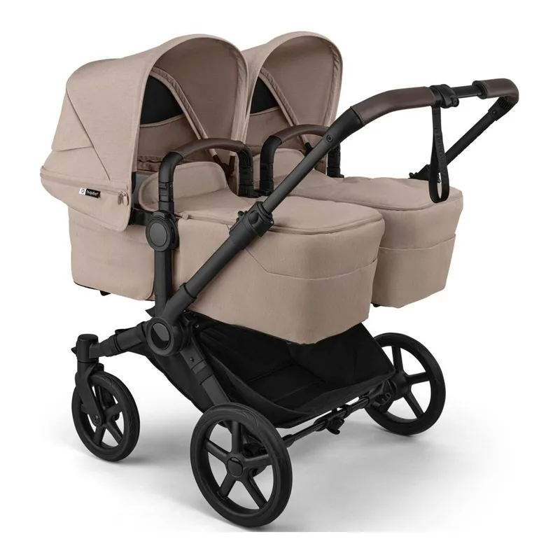 Donkey 6 Zwillings- und Kinderwagen Geschwisterwagen Twin by Bugaboo in Natural, 90,2 × 64,7 × 39,7 mm – product photo
