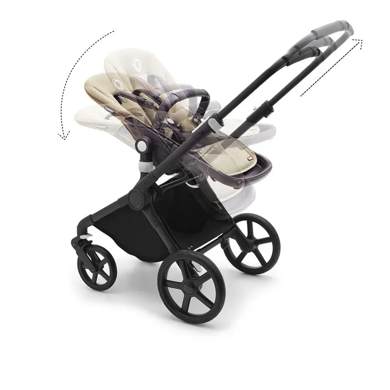 Fox Cub - All-terrain Kinderwagen met Wieg en Stoel, Inklapbaar en Zelfstaand, Desert von Bugaboo in Beige – Produktfoto 3 von 6