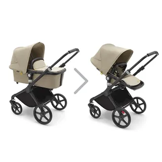 Fox Cub - All-terrain Kinderwagen met Wieg en Stoel, Inklapbaar en Zelfstaand, Desert von Bugaboo in Beige – Produktfoto 2 von 6