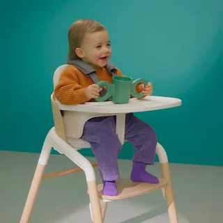 Giraffe tray voor Bugaboo Giraffe kinderstoel babyset, vaatwasmachinebestendig von Bugaboo in Weiß – Produktfoto 3 von 3