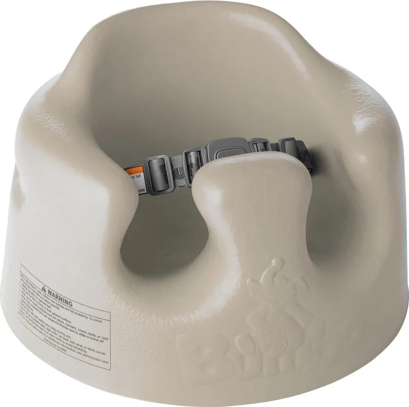 Floor Seat - Kinderstoel - Kinderzetel - Babystoeltje - Zacht Foam - Vanaf 3 maanden fra Bumbo i Taupe – produktbillede