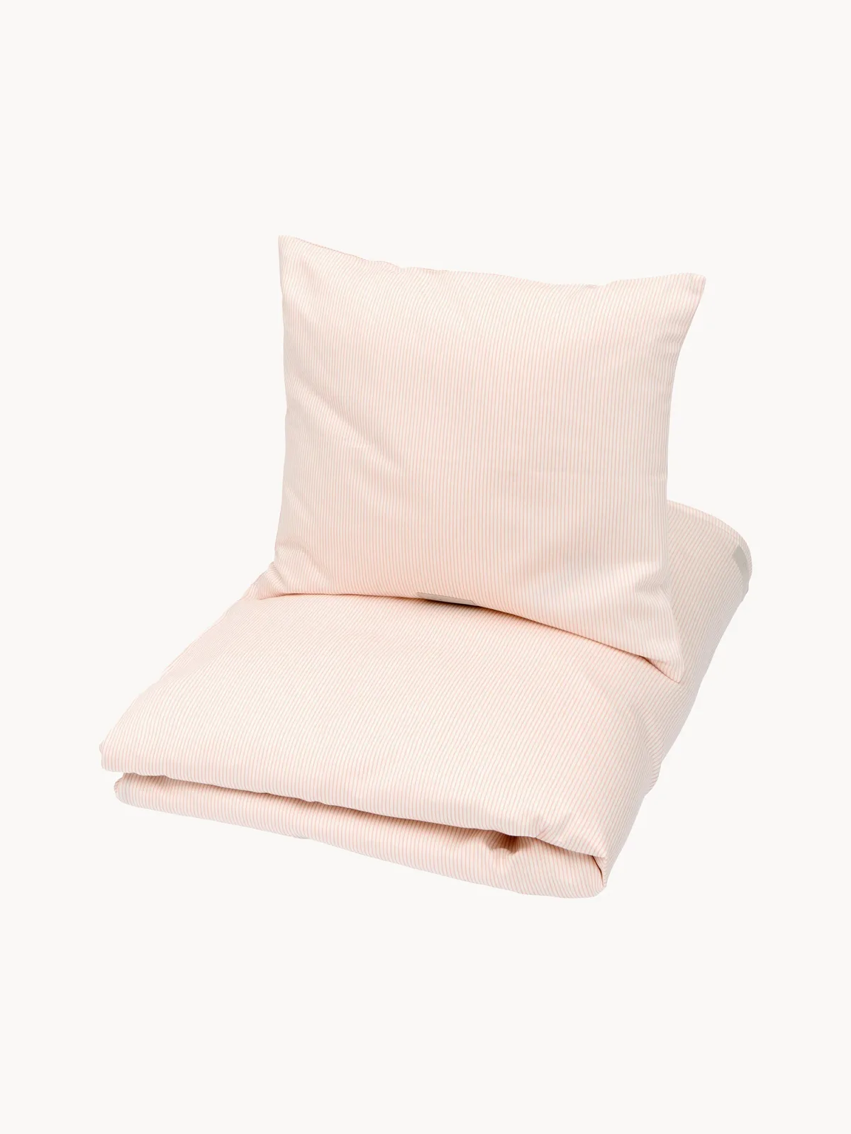 Babybeddengoedset Stripes van katoensatijn, in verschillende maten van Cam Cam Copenhagen – productfoto