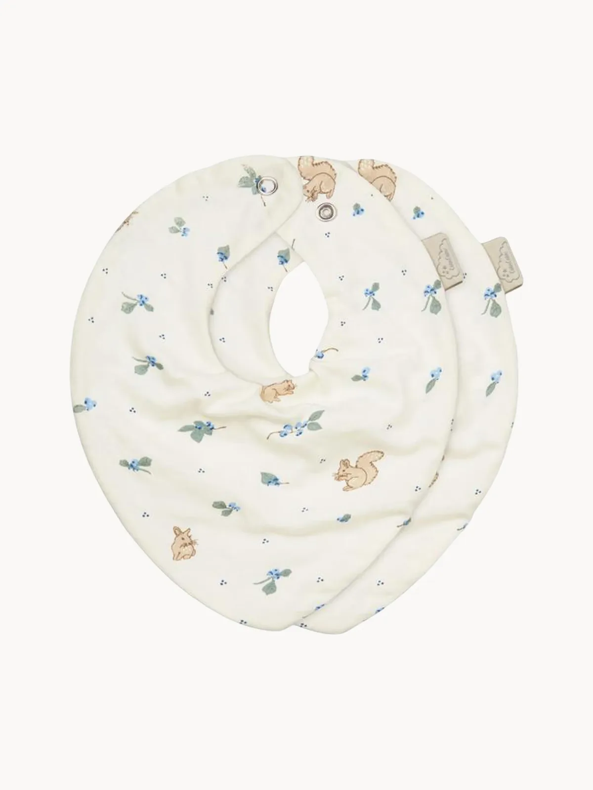 Baby-Lätzchen Blueberries aus Bio-Baumwolle, 2er-Set by Cam Cam Copenhagen – product photo