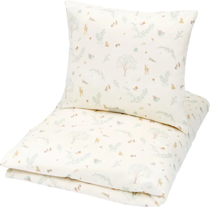 Dekbedovertrek - 70 x 100 cm - Woodland by Cam Cam Copenhagen in Groen licht 1 – product photo