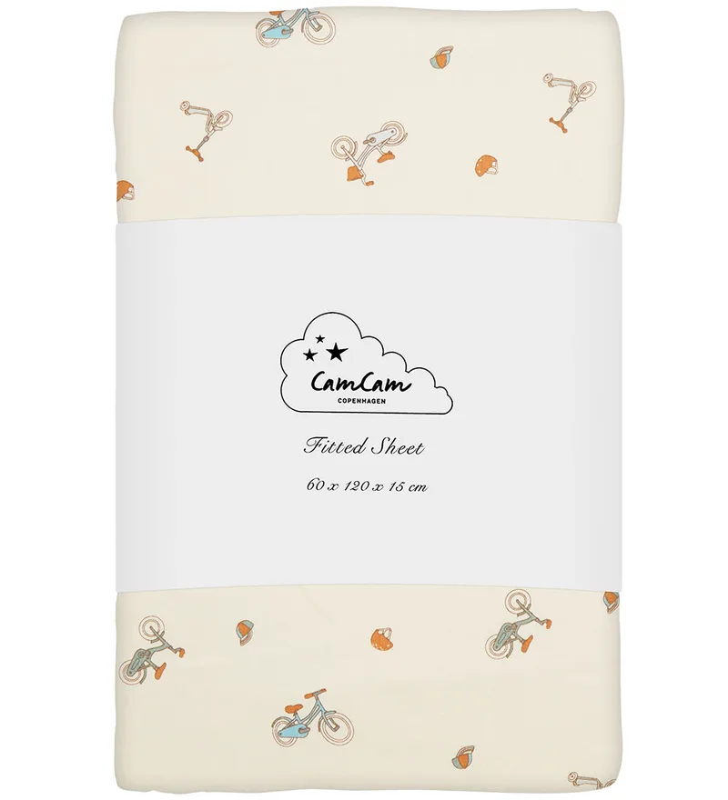 Hoeslaken - 60x120x15 cm - Fietsen van Cam Cam Copenhagen – productfoto