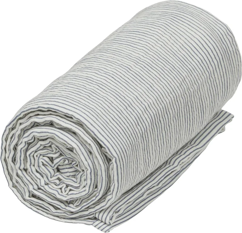 Hydrofiele Babydeken - Muslin - 100 x 100 cm - Classic Stripes de Cam Cam Copenhagen en Bleu – photo produit