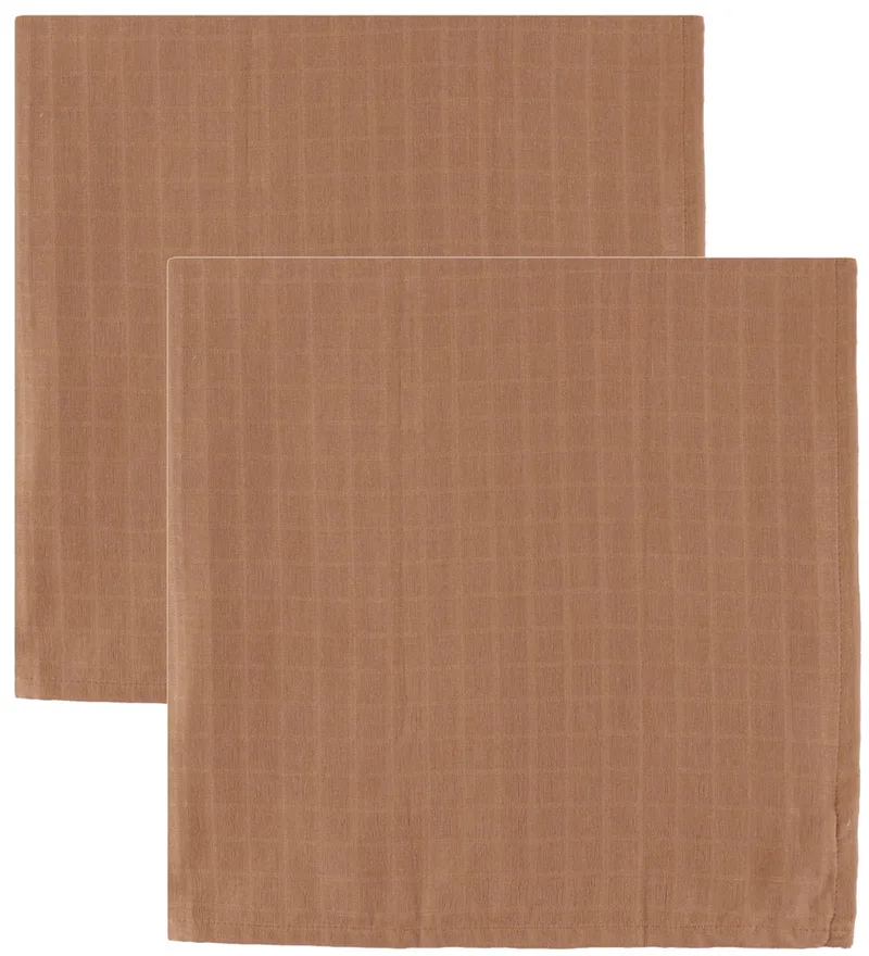 Hydrofiele Doek - 70x70 - 2-pack - Amber fra Cam Cam Copenhagen – produktbillede