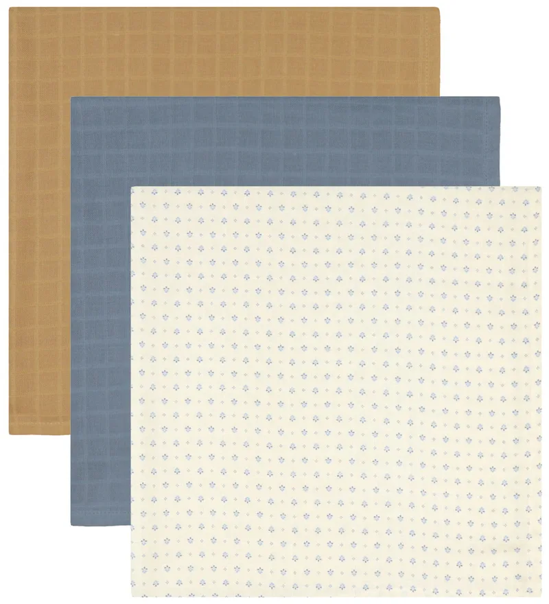 Hydrofiele Doek - 70x70 cm - 3-pack - Capri by Cam Cam Copenhagen – product photo