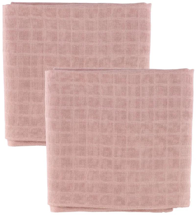 Hydrofiele Doek - 72x72 - 2-pack - Dusty Rose by Cam Cam Copenhagen – product photo
