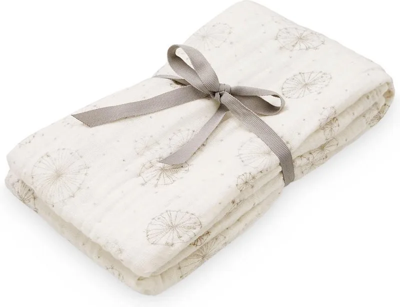 hydrofiele doek of swaddle in de kleur Dandelion Naturel van Cam Cam Copenhagen in Dandelion Natural – productfoto