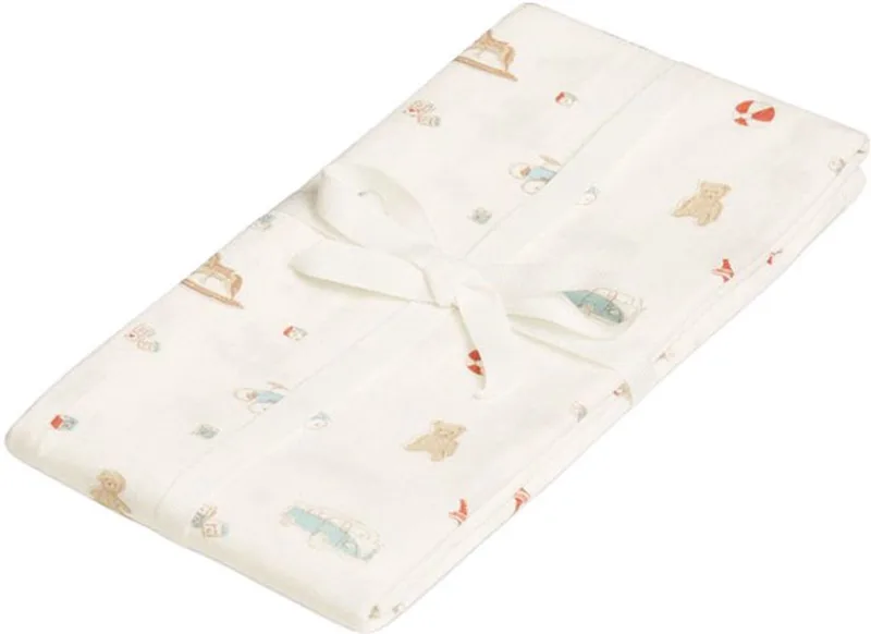 Inbakerdoek - Vintage Toys Jersey - 80 x 80 cm van Cam Cam Copenhagen in Creme 1 – productfoto