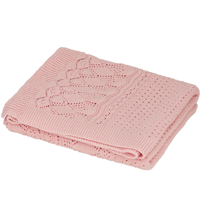 Knuffeldoek - Gebreid - Pointelle - Sorbet de Cam Cam Copenhagen – photo produit