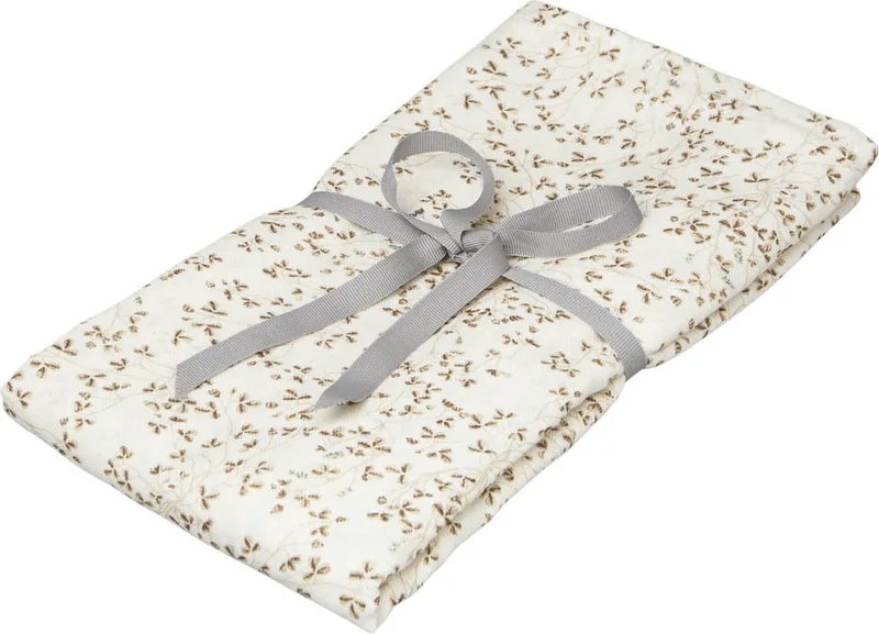Lierre Swaddle 120 x 120 cm by Cam Cam Copenhagen in White – product photo