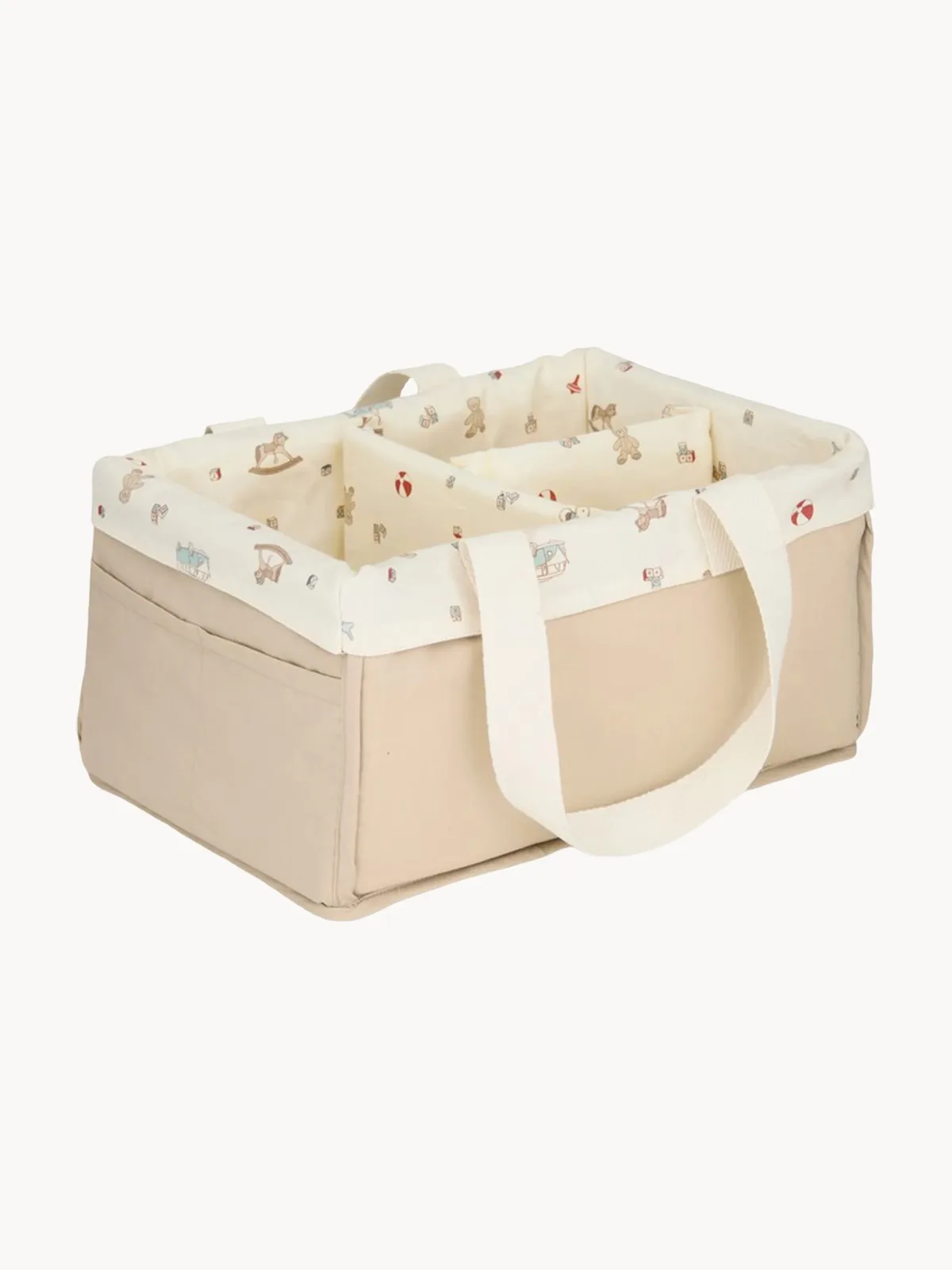Opbergmand Vintage Toys van biokatoen van Cam Cam Copenhagen – productfoto