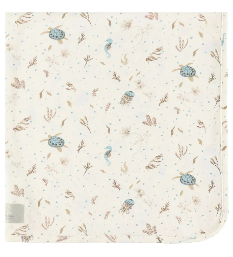 Wikkeldoek - Jersey - 80x80 cm - Sea Garden by Cam Cam Copenhagen – product photo