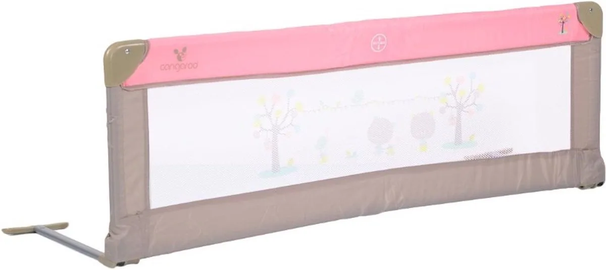 Baby Crib Barrier Bedhekje van Cangaroo in Roze – productfoto