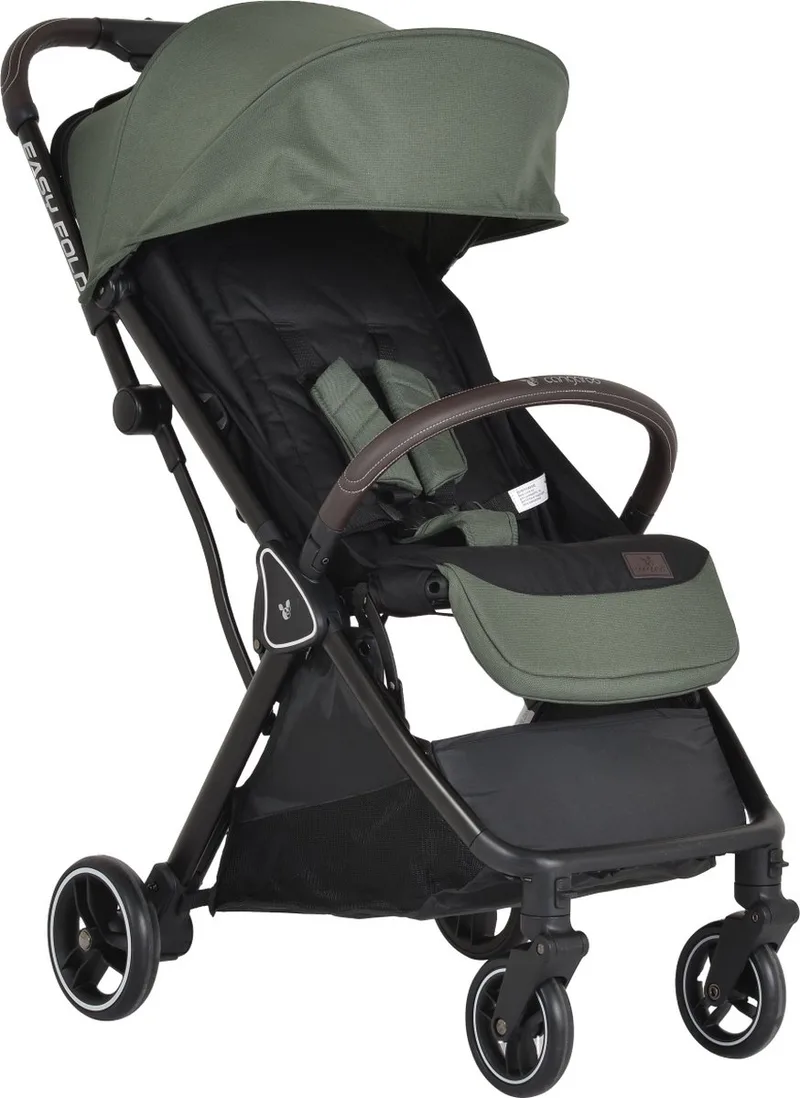 Easy Fold Green Wandelwagen van Cangaroo in Zwart, groen – productfoto