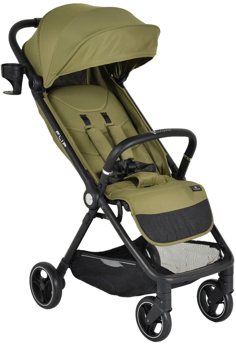 Flip Dark Forest Green Wandelwagen fra Cangaroo i Groen – produktbillede