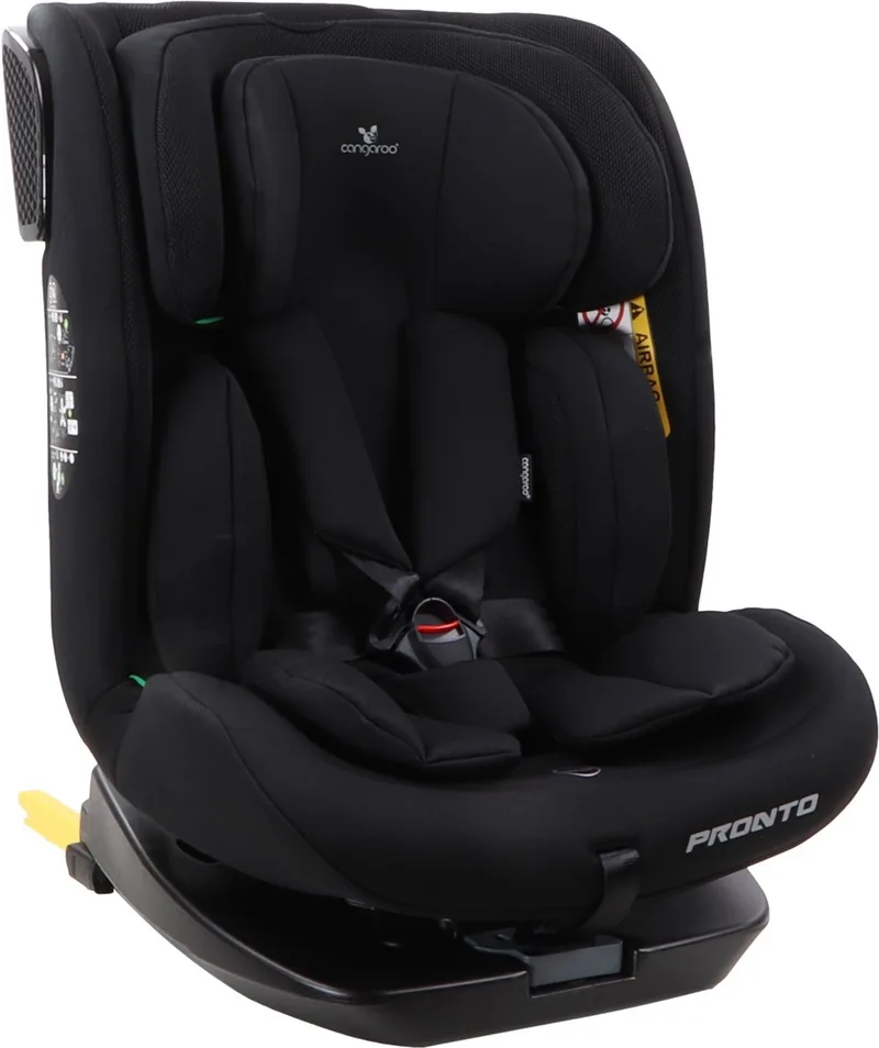 Pronto Black 40-150 cm 360° i-Size Autostoel van Cangaroo in Zwart – productfoto