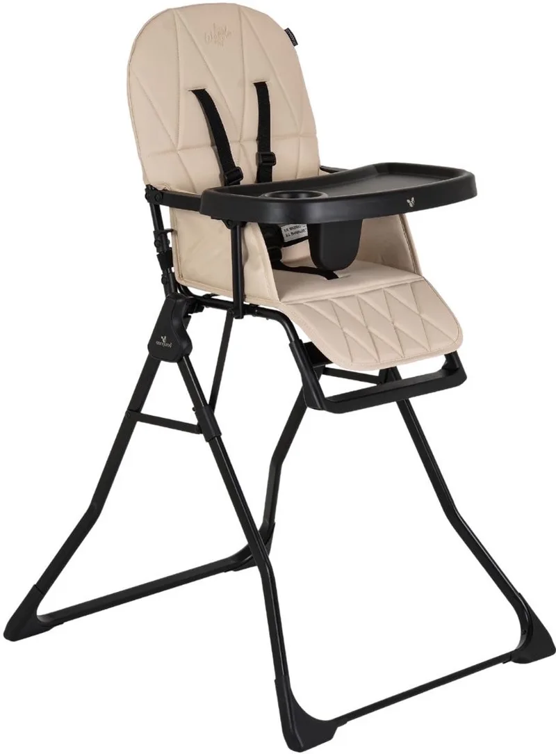 Waffle Beige Kinderstoel van Cangaroo in Beige, zwart – productfoto
