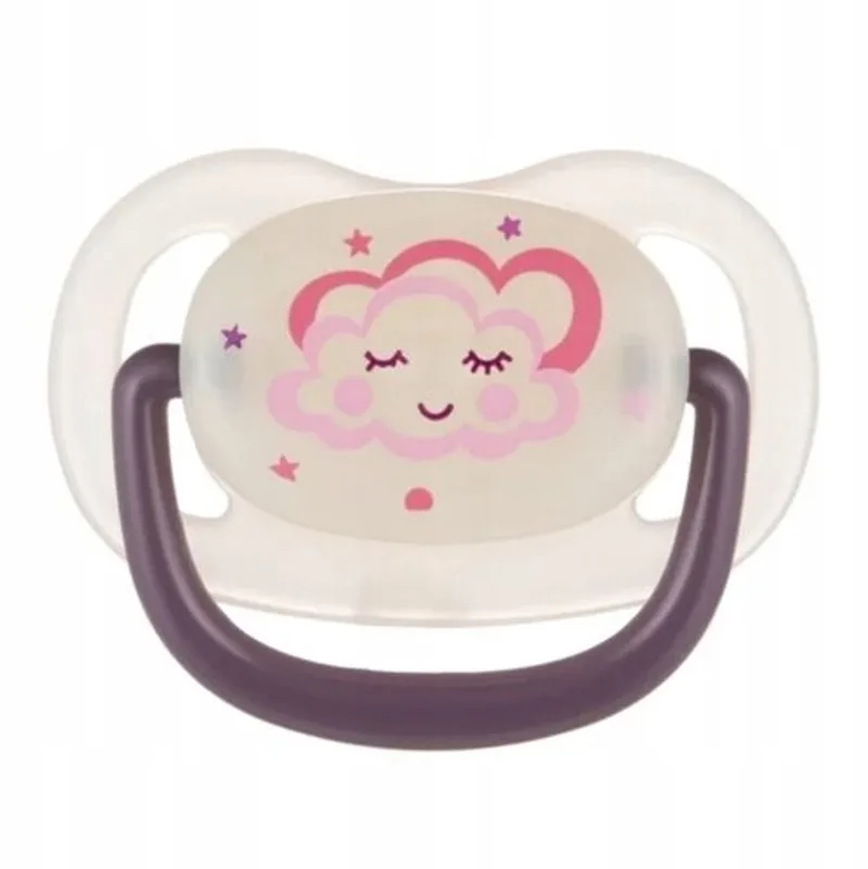 Nachtdroom Siliconen Anatomische Speen Rose 0-6M van Canpol Babies – productfoto