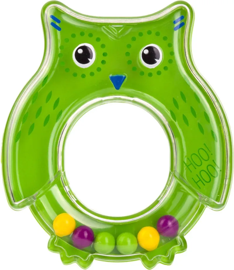 OWL rammelaar - 0m+ Groen de Canpol Babies en Rose, Bleu, Vert – photo produit