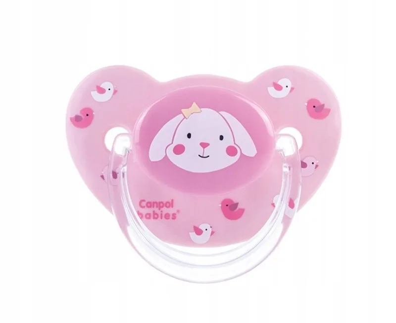 Siliconen Speen 0-6 Maanden - Roze van Canpol Babies – productfoto