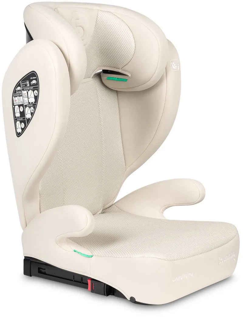 Breezy i-Size Serie - Kinderstoel - 100-150cm - Verstelbare Hoofdsteun från Caretero i Beige – produktbild