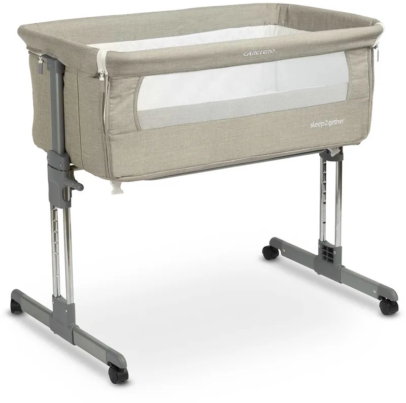 Campingbedje Sleep2Gether Gray de Caretero en Grijs – photo produit