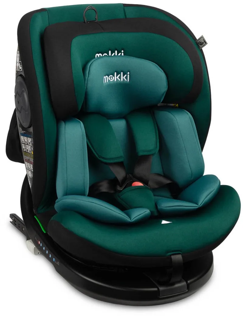 Draaibare Autostoel i-Size 40-150 cm met Isofix de Caretero en Smaragdgroen – photo produit