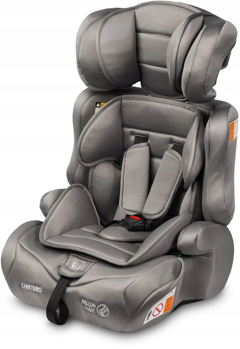 Falcon i-Size Autostoeltje 76-150 cm / 9-36 kg fra Caretero i Grijs – produktbillede