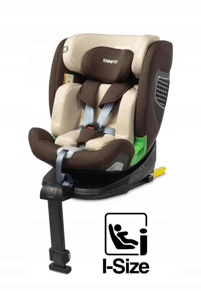 Kamptos i-Size Autostoel (40-150cm) - Draaibaar de Caretero en Beige – photo produit