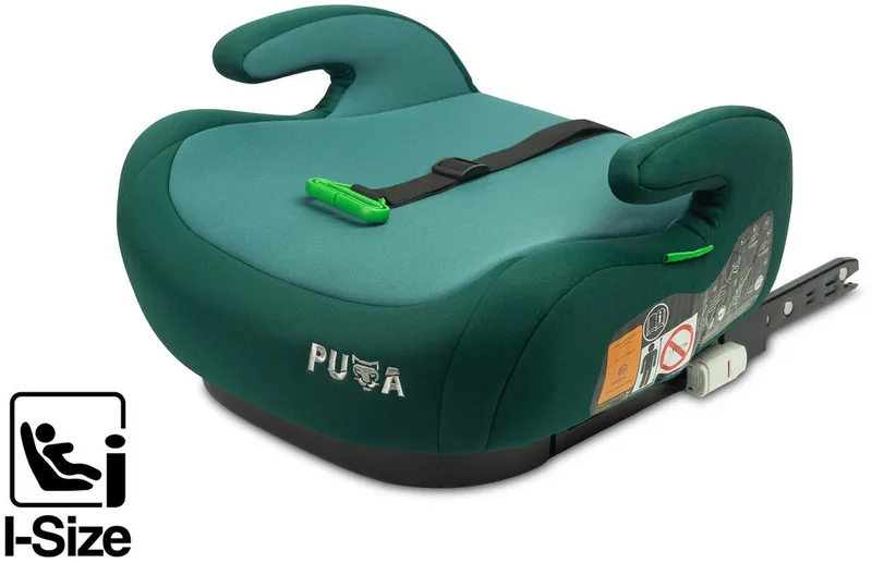 Puma I-Size - Kinderautostoel - ISOFIX Bevestiging - Ergonomische Armleuningen von Caretero in Emerald – Produktfoto