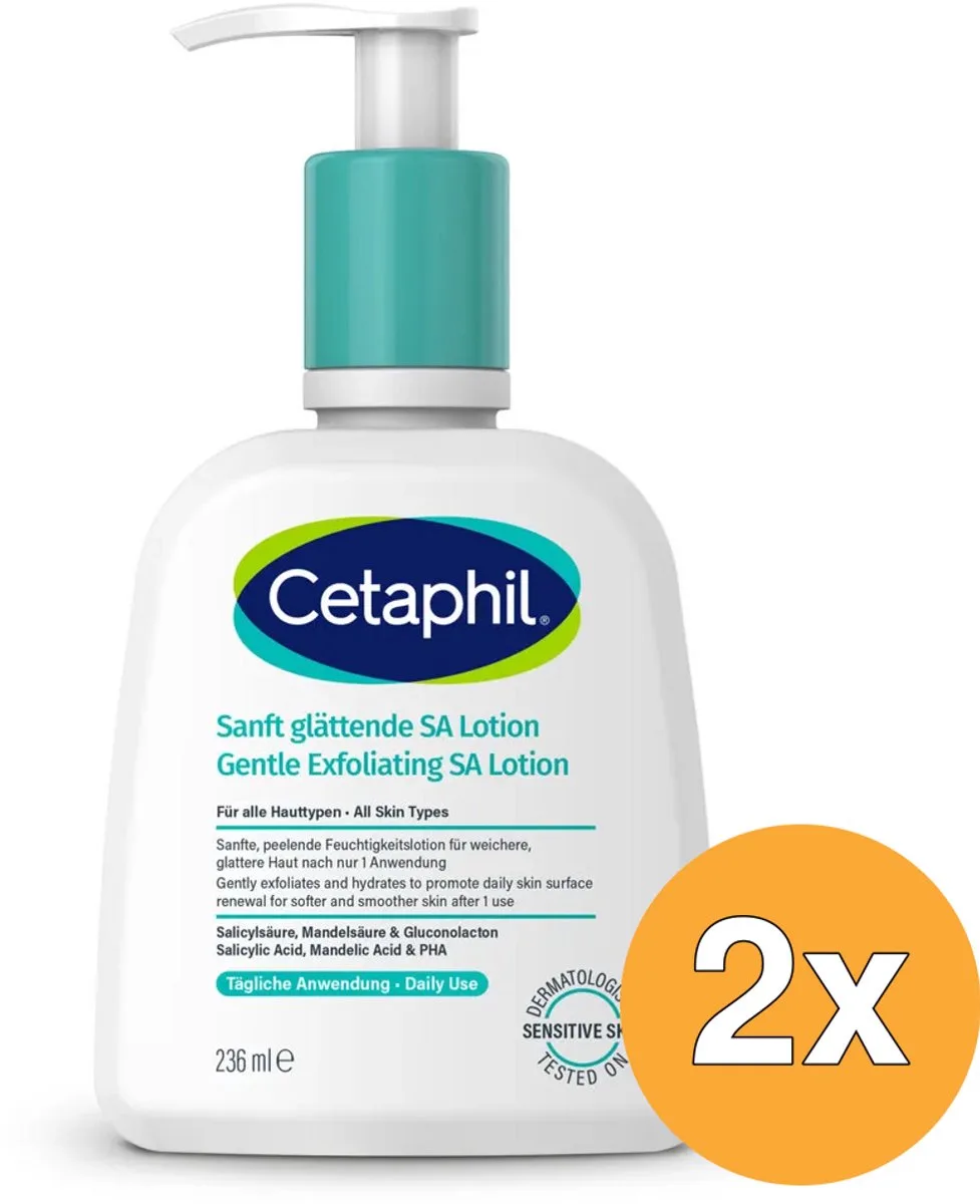 2x Cetaphil Gentle Exfoliating Lotion (237 ml) van Cetaphil – productfoto