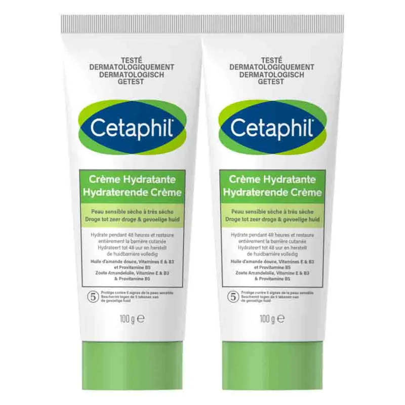 2x Cetaphil Hydraterende Crème 100 gr van Cetaphil – productfoto