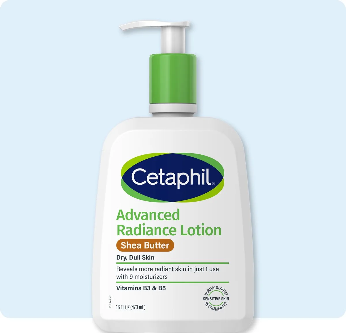 Advanced Radiance Face and Body Lotion - Droge tot Gevoelige huid - Shea Butter - Parfum-vrij - 473ml van Cetaphil – productfoto