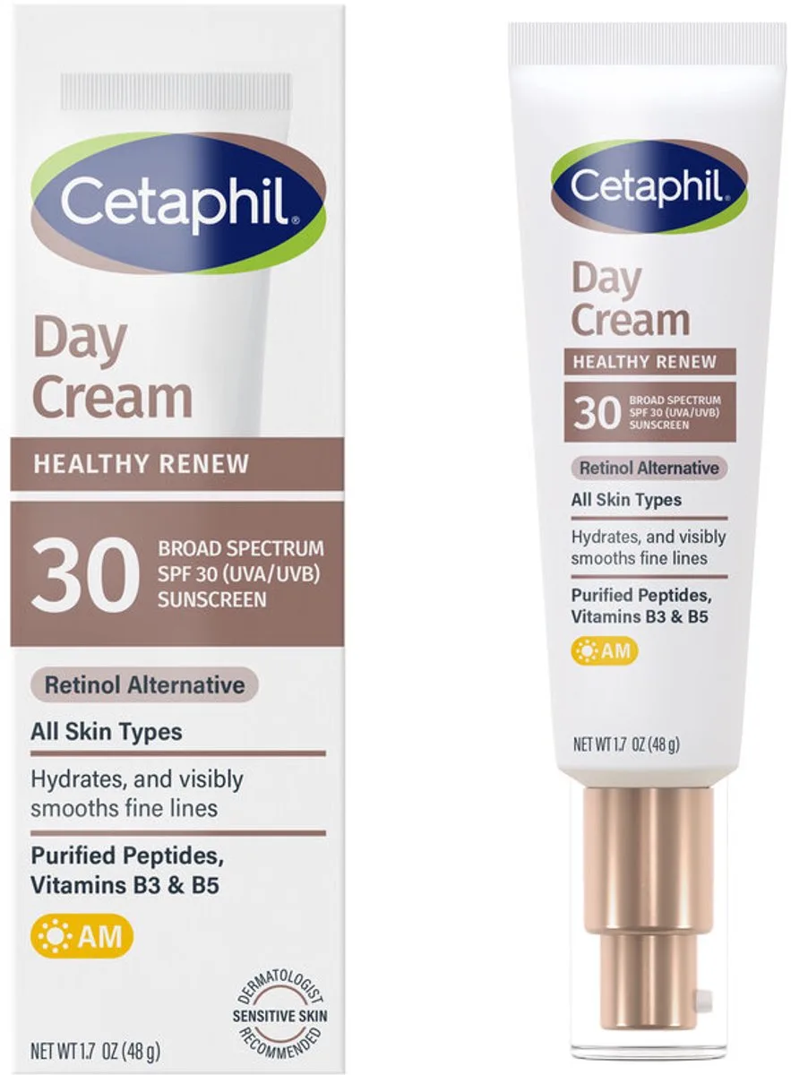 Healthy Renew Moisturizing Day Cream – SPF 30 – Anti-Rimpel Dagcrème – 48 g von Cetaphil – Produktfoto