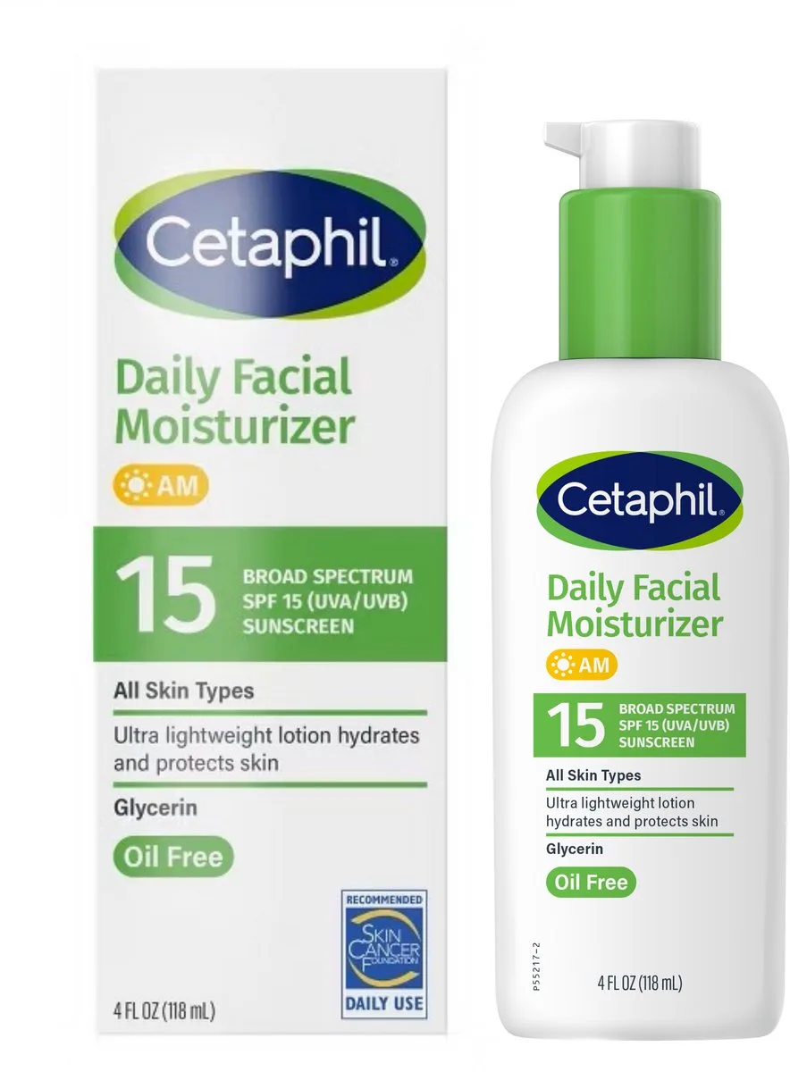 Hydraterende Dagcrème - Dagcrème met SPF 15 UVA/UVB - 118 ml van Cetaphil – productfoto