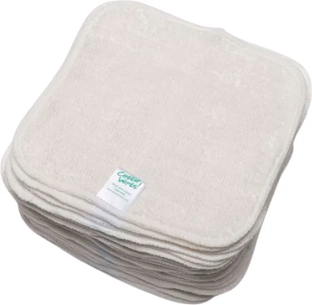 Wasbare Billendoekjes Bamboe Wit - 25 stuks - Super Zacht en Absorberend - Babydoekjes voor Gezicht en Billen