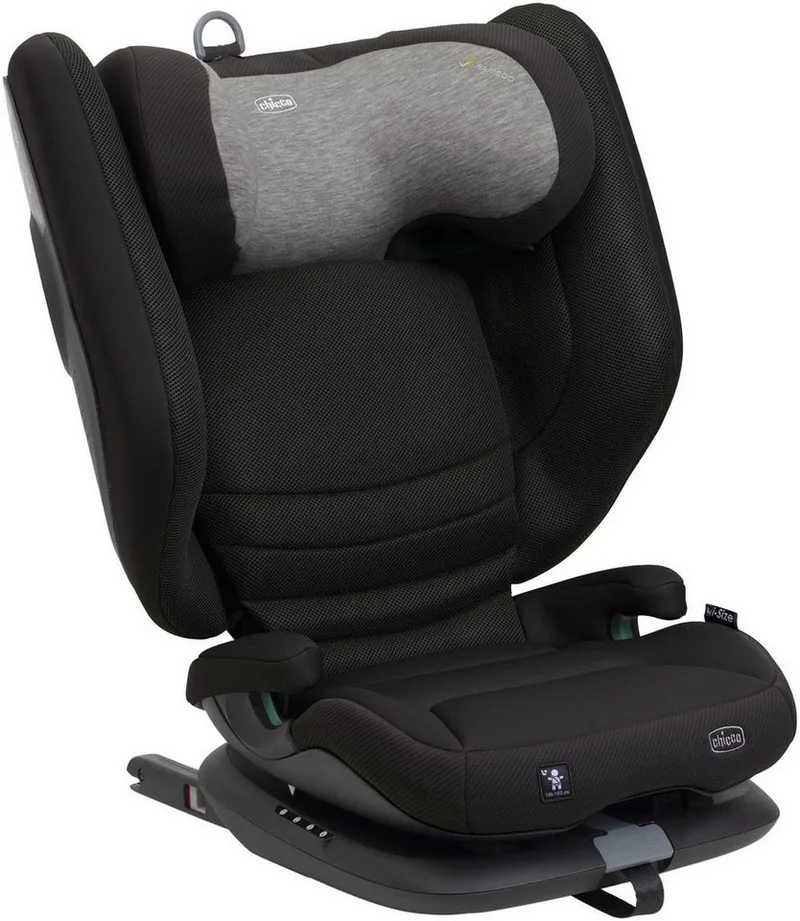 Autokindersitz Fold & Go I-Size, ab: 3 Jahren, bis: 12 Jahren, ab: 100 cm, bis: 150 cm fra Chicco i Schwarz – produktbillede
