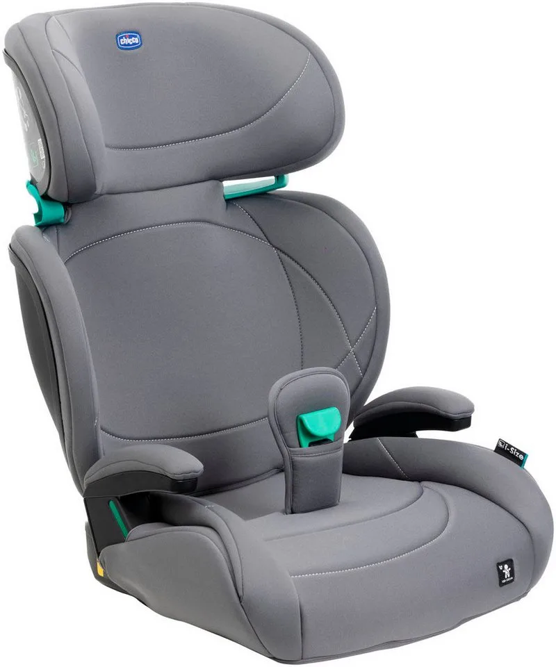 Autokindersitz Quizy, Lite Stone, ab: ab 3 Jahren, ab: 100 cm, bis: 150 cm, i-Size fra Chicco i Grau – produktbillede