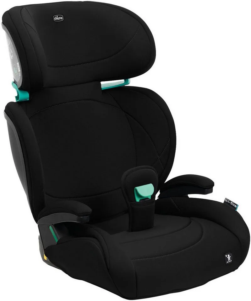 Autokindersitz Quziy Lite I-Size, ab: 3 Jahren, bis: 12 Jahren, ab: 100 cm, bis: 150 cm fra Chicco i Schwarz – produktbillede
